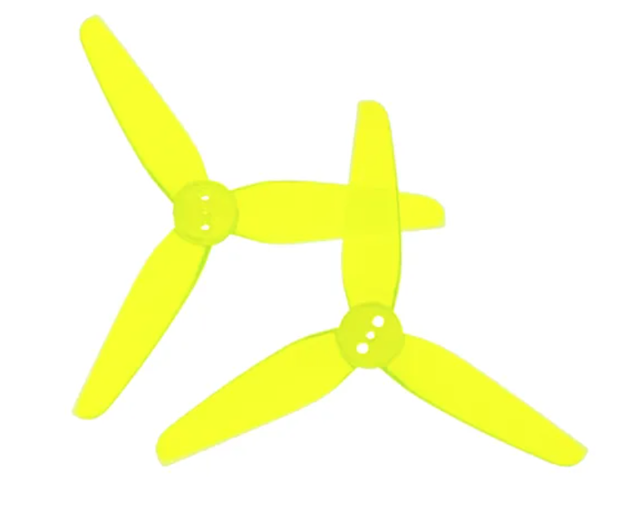 HQProp T3X1.8X3 Light Yellow（2CW+2CCW)-Poly Carbonate-1.5MM