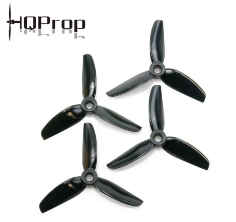 HQ Durable Prop 3X4X3 Black (2CW+2CCW)-Poly Carbonate