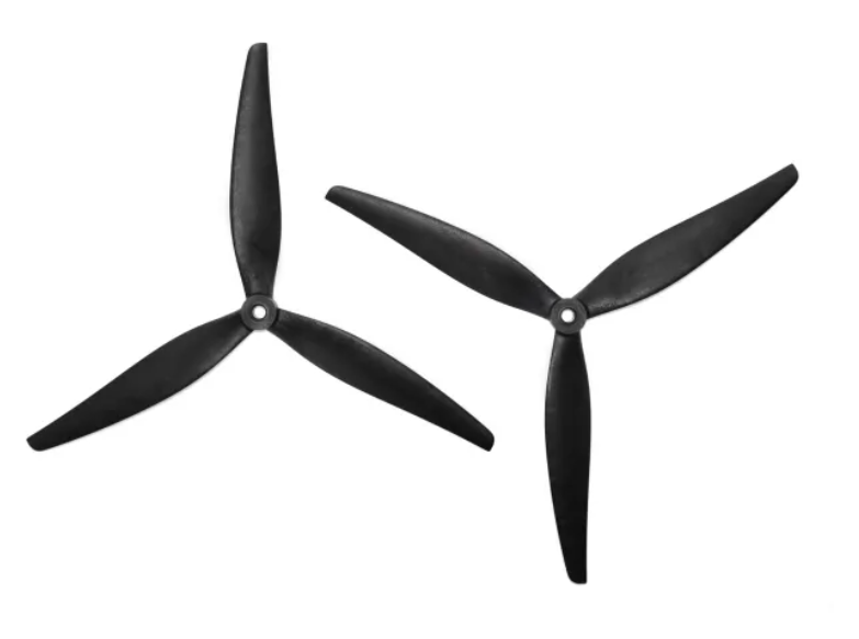 HQProp LR8X4.2X3 (1CW+1CCW) Black-Glass Fiber Reinforced Nylon