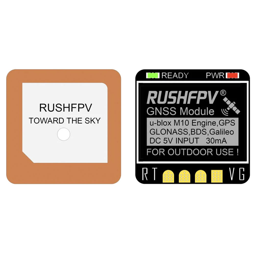 RUSHFPV GNSS MINI M10 UBX NMEA GPS-module