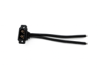 Angle connector XT60 90mm/ 100mm (black)