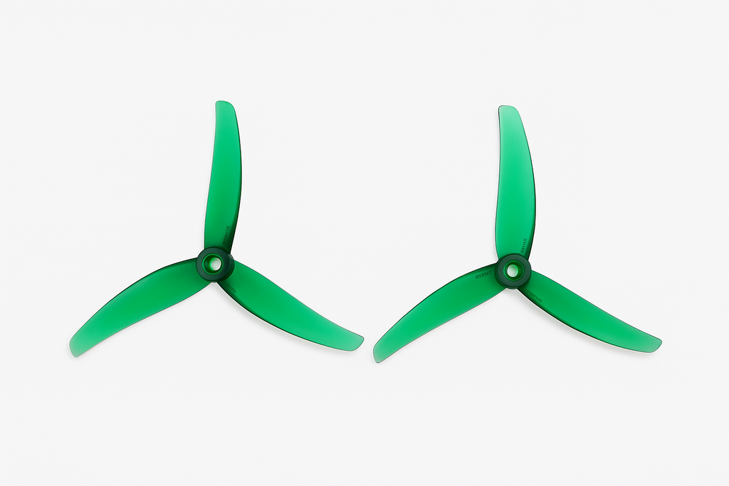 HQ Juicy Prop J33 Green (2CW+2CCW)-Poly Carbonate