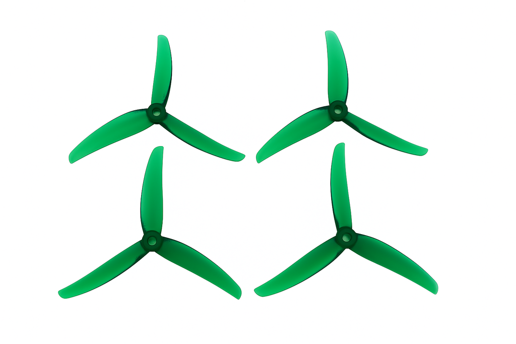 HQ Juicy Prop J33 Green (2CW+2CCW)-Poly Carbonate