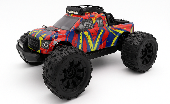 PT14R Ford 3S Remote Control Car Dual Battery Version 2 (Color: Red Yellow)