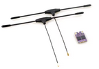 Receiver Happymodel ExpressLRS 915MHz Dual Diversity Dual Core with Antenna