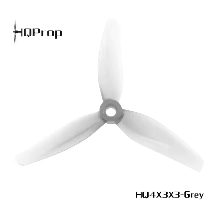 HQProp 4X3X3V2 Grey (2CW+2CCW)-Poly Carbonate