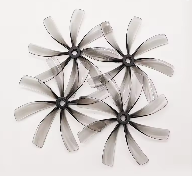 HQProp Duct-89MMX8 for Cinewhoop Grey (2CW+2CCW)-Poly Carbonate