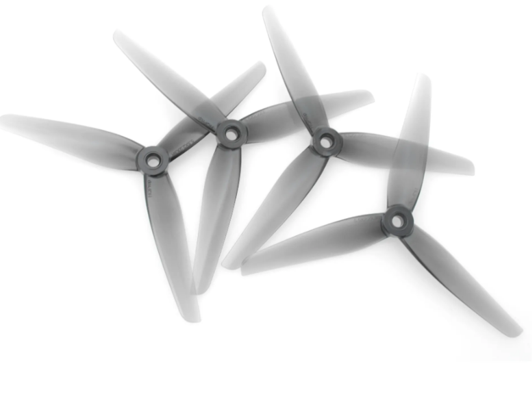 HQProp 5.5X2.2X3 Light Grey (2CW+2CCW)-Poly Carbonate