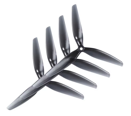 HQProp  J75(7X5X3)  Light Grey (2CW+2CCW)-Poly Carbonate