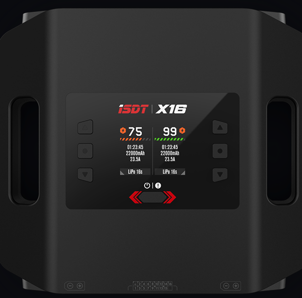 X16 2200W Dual-channel Smart charger for 16S Battery Pack